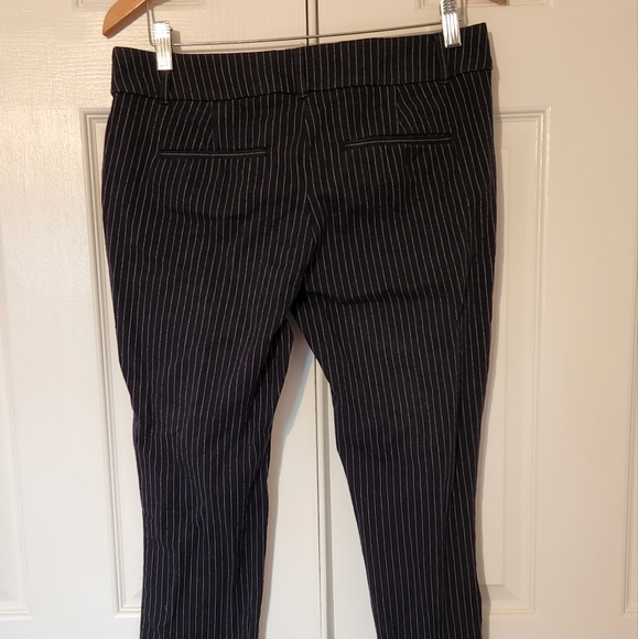 Loft Crop Pinstripe Ankle Pant - Picture 2 of 3